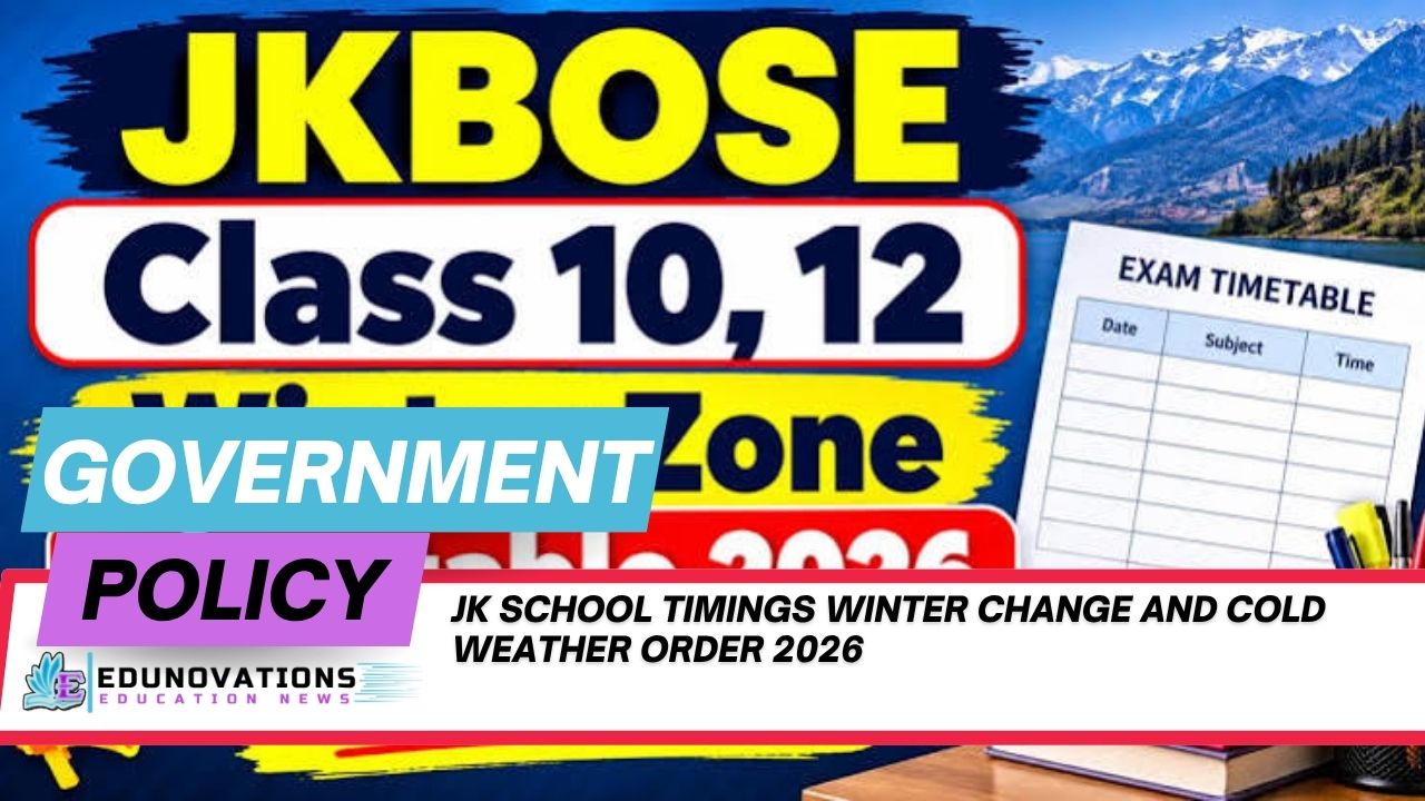 JK School Timings Winter Change