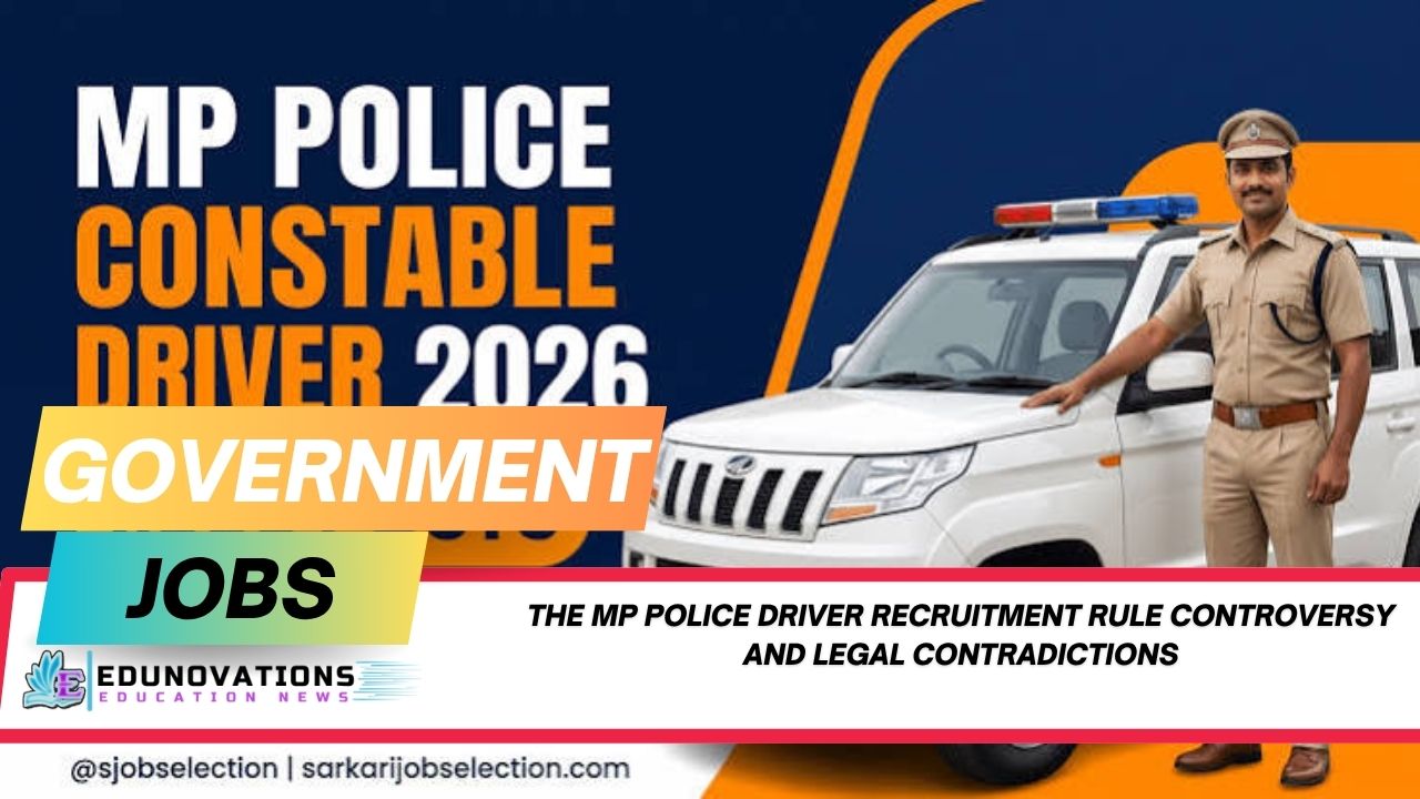 MP Police Driver Recruitment Rule