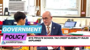 NYS private school tax credit eligibility rules