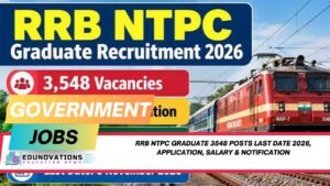 RRB NTPC Graduate 3548 Posts Last Date 2026