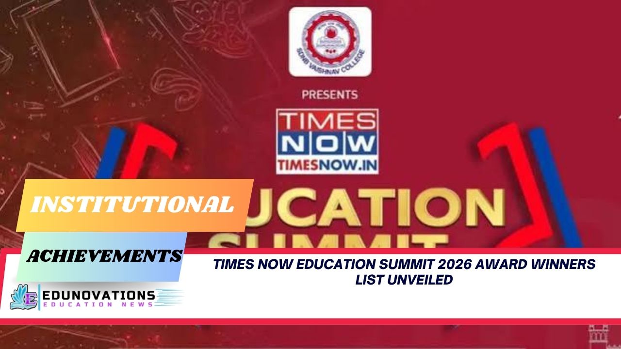 Times Now Education Summit 2026 award winners list