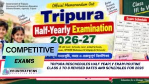 Tripura Reschedules Half Yearly Exam