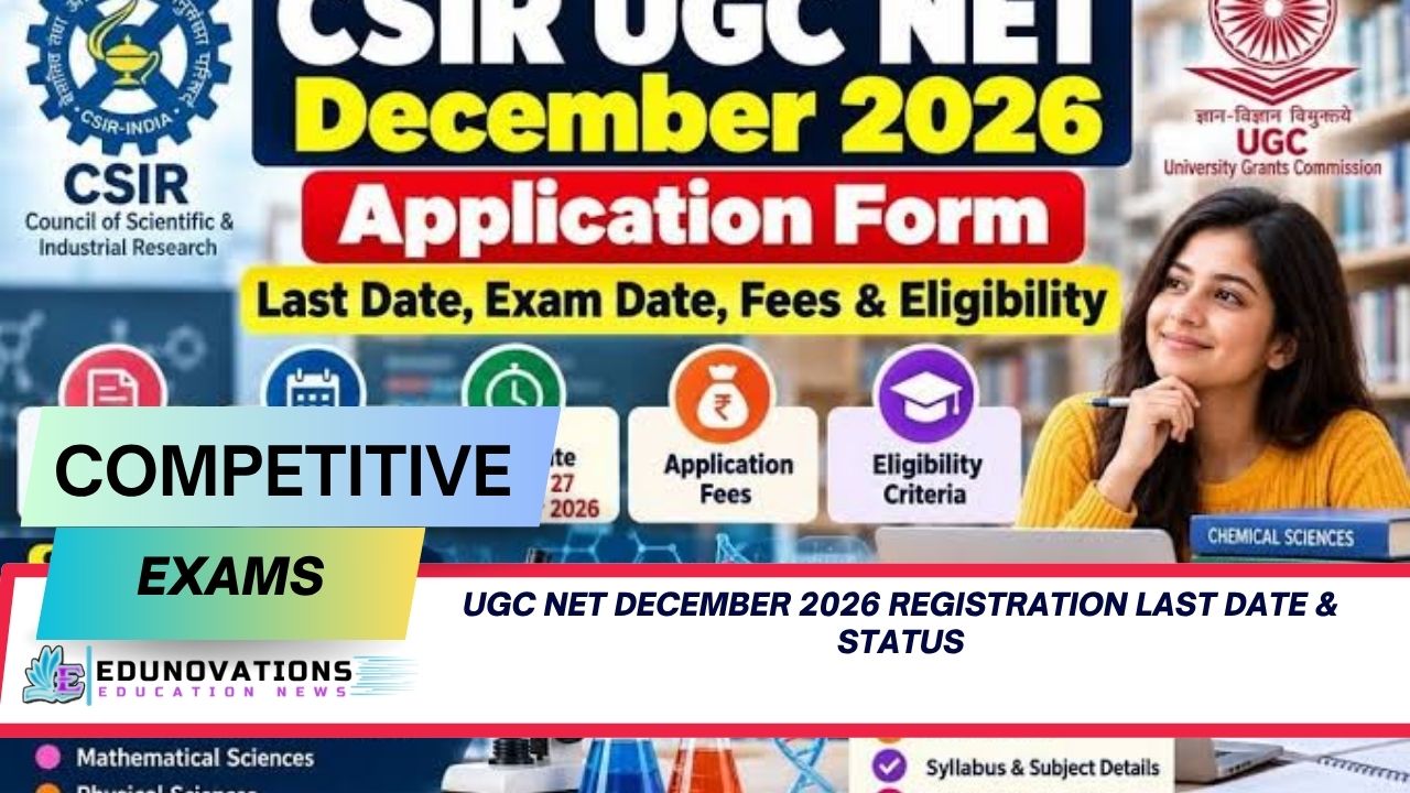 UGC NET December 2026 Registration Last Date & Status