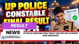 UP Police Constable Final Result 2026 PDF Link Category Wise