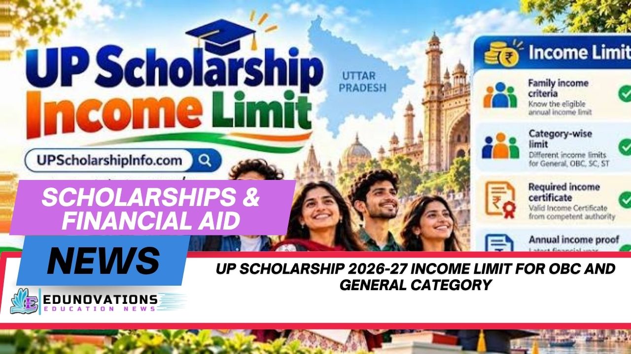 UP Scholarship 2026-27 income limit for OBC and General category