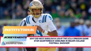 Why did Nico Iamaleava leave the UCLA Oregon game
