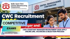 cwc assistant manager recruitment 2026 apply online link