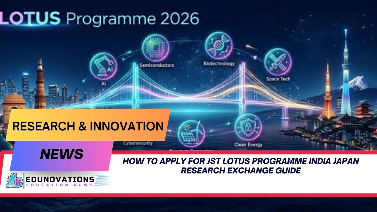 how to apply for jst lotus programme india japan research exchange