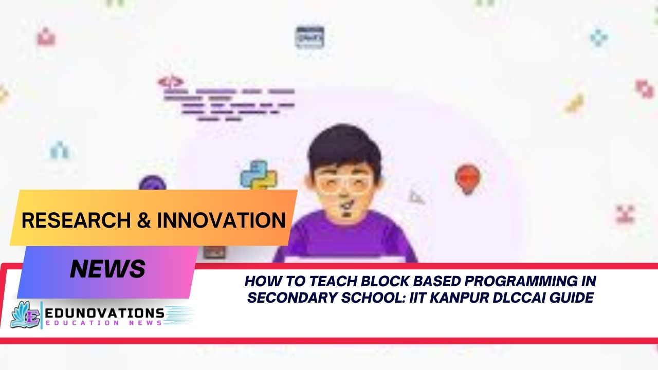 how to teach block based programming in secondary school