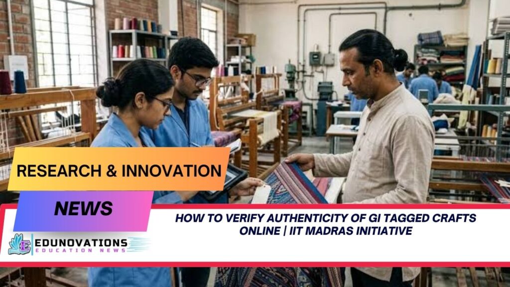 how to verify authenticity of GI tagged crafts online