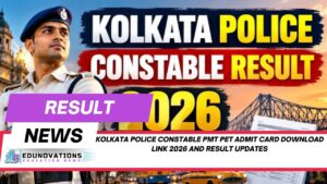 kolkata police constable pmt pet admit card download link 2026