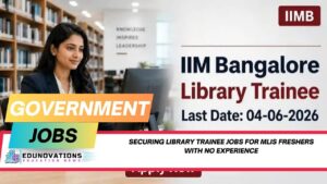 library trainee jobs for mlis freshers with no experience