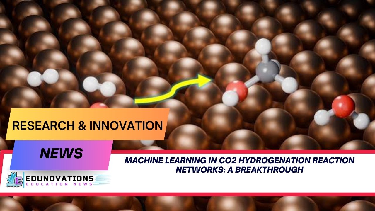 machine learning in co2 hydrogenation reaction networks