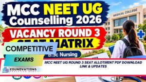 mcc neet ug round 3 seat allotment pdf download link