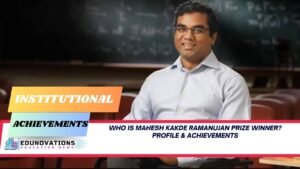 who is mahesh kakde ramanujan prize winner